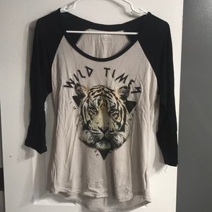 ‘Wild Times’ Tiger Express Cotton Shirt